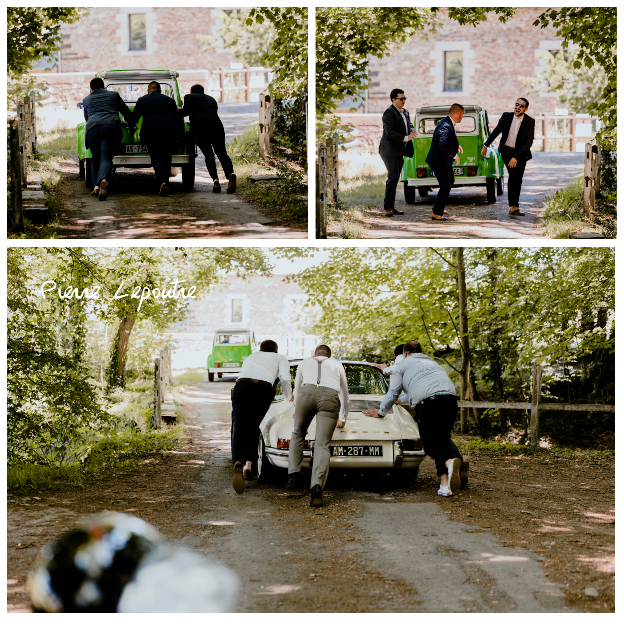 Un mariage à Vitré sous le soleil De chateaubourg en passant par rennes pour arriver à vitré Pierre Lepoutre suit le mariage 