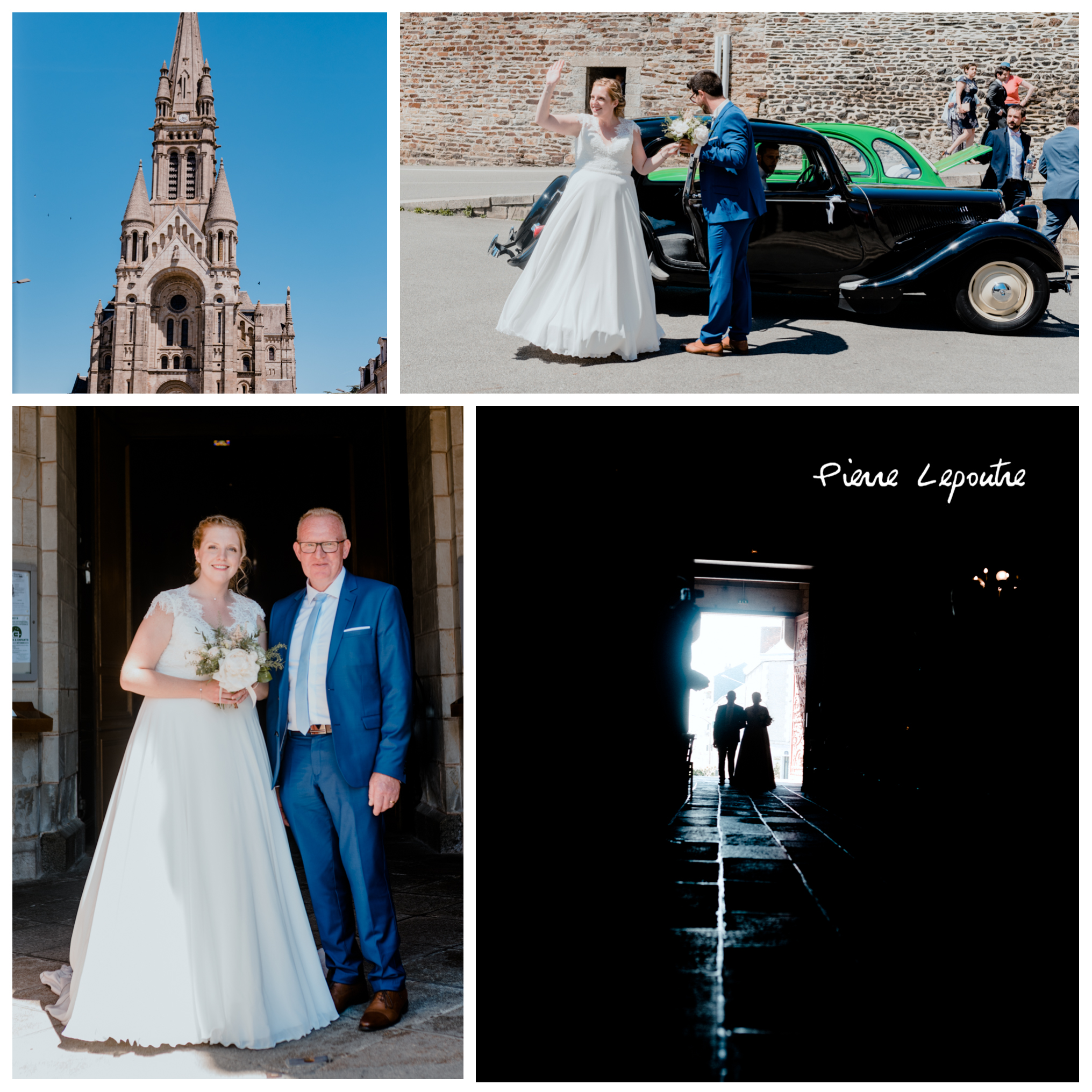 Un mariage à Vitré sous le soleil De chateaubourg en passant par rennes pour arriver à vitré Pierre Lepoutre suit le mariage 